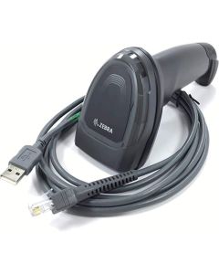 Zebra DS8108-SR, handheld barcode scanner: 1D | 2D, imager | standard range, IP42, incl.: cable (USB) | Black | DS8108-SR7U2100AZW