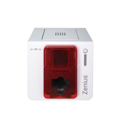 Evolis Zenius Expert, Enkeltside, USB, Ethernet, MSR, rød